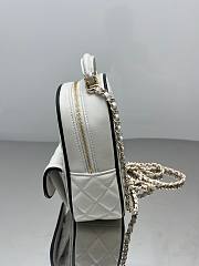 Fortok Chanel 25P Mini Backpack White 18*13*9cm - 6