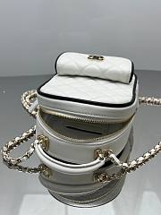 Fortok Chanel 25P Mini Backpack White 18*13*9cm - 5