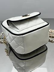 Fortok Chanel 25P Mini Backpack White 18*13*9cm - 4