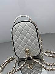 Fortok Chanel 25P Mini Backpack White 18*13*9cm - 2