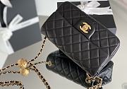 Fortok Chanel Flap Bag Mini Black 13:20:7cm - 6