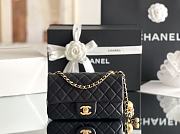 Fortok Chanel Flap Bag Mini Black 13:20:7cm - 5