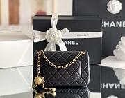 Fortok Chanel Flap Bag Mini Black 13:20:7cm - 2