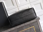 Fortok Chanel Shopping Bag Suede Calfskin, Shiny Lambskin & Gold-Tone Metal Beige & Black 31*28*12cm - 4