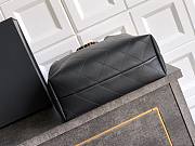 Fortok Chanel Shopping Bag Calfskin & Gold-Tone Metal Black 31*28*12cm  - 2