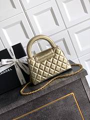 Fortok Chanel Kelly Gold 20 x 13 x 6cm - 6