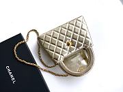Fortok Chanel Kelly Gold 20 x 13 x 6cm - 5