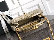 Fortok Chanel Kelly Gold 20 x 13 x 6cm - 4