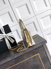 Fortok Chanel Kelly Gold 20 x 13 x 6cm - 3