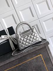 Fortok Chanel Kelly Silver 20 x 13 x 6cm - 4