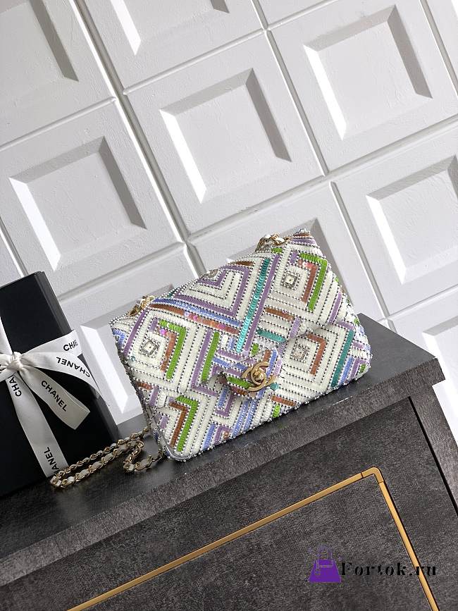 Fortok Chanel Colorama Flap Bag 20cm - 1