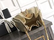 Fortok Chanel 25 Gold Caviar Leather Bag 20x 22x12.5cm - 6