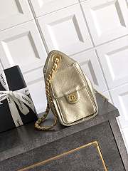 Fortok Chanel 25 Gold Caviar Leather Bag 20x 22x12.5cm - 2