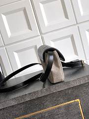 Fortok Chanel Flap Bag Grey 11.5 X19.5X5cm - 4