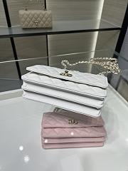 Fortok Chanel 25SS Clutch with Chain White 11 x 18.5 x 6cm - 6