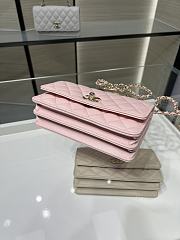 Fortok Chanel 25SS Clutch with Chain Pink 11 x 18.5 x 6cm - 6
