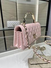 Fortok Chanel 25SS Clutch with Chain Pink 11 x 18.5 x 6cm - 2