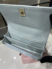 Fortok Chanel 25SS Clutch with Chain Blue 11 x 18.5 x 6cm - 4