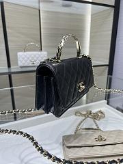 Fortok Chanel 25SS Clutch with Chain Black 11 x 18.5 x 6cm - 6