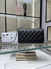 Fortok Chanel 25SS Clutch with Chain Black 11 x 18.5 x 6cm - 5