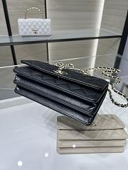 Fortok Chanel 25SS Clutch with Chain Black 11 x 18.5 x 6cm - 4