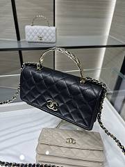 Fortok Chanel 25SS Clutch with Chain Black 11 x 18.5 x 6cm - 2