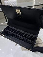 Fortok Chanel 25SS Clutch with Chain Black 11 x 18.5 x 6cm - 3