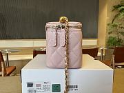 Fortok Chanel Make Up Bag Handle Pink 17cm - 2