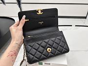 Fortok Chanel WOC Black 12.3 x 19.2 x 3.5cm - 2