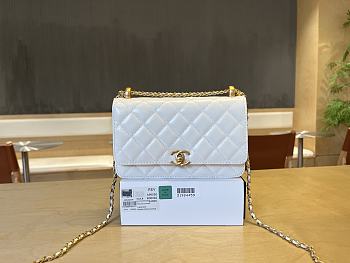 Fortok Chanel WOC White 12.3 x 19.2 x 3.5cm