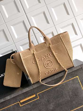 Fortok Chanel Deville Tote Bag Brown