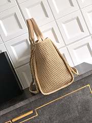 Fortok Chanel Deville Tote Bag Brown - 4
