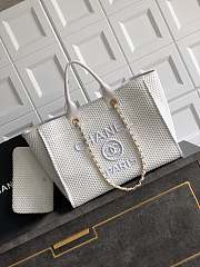 Fortok Chanel Deville Tote Bag White - 1