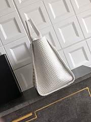 Fortok Chanel Deville Tote Bag White - 3