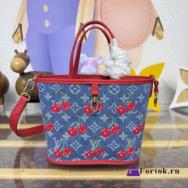 Fortok Louis Vuitton LV x TM Neverfull Inside Out BB M14997 26.5*11*16.5cm - 1