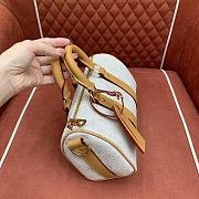 Fortok Louis Vuitton Keepall Bandoulière 25 Off-White M15076 25 x 15 x 11CM - 3