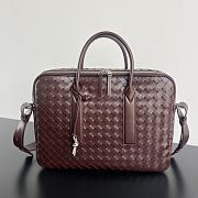 Fortok Bottega Veneta Small Getaway Intrecciato Red 39x28.5x8cm - 1