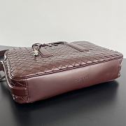 Fortok Bottega Veneta Small Getaway Intrecciato Red 39x28.5x8cm - 6