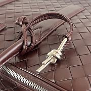 Fortok Bottega Veneta Small Getaway Intrecciato Red 39x28.5x8cm - 4