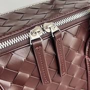 Fortok Bottega Veneta Small Getaway Intrecciato Red 39x28.5x8cm - 2