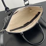 Fortok Bottega Veneta Small Getaway Intrecciato Black 39x28.5x8cm  - 6