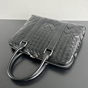 Fortok Bottega Veneta Small Getaway Intrecciato Black 39x28.5x8cm  - 3