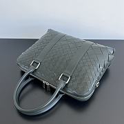 Fortok Bottega Veneta Small Getaway Intrecciato Green 39x28.5x8cm  - 5