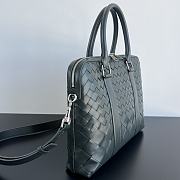 Fortok Bottega Veneta Small Getaway Intrecciato Green 39x28.5x8cm  - 4