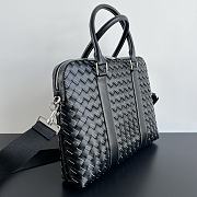 Fortok Bottega Veneta Small Getaway Intrecciato Black 36*29*7.5 - 5