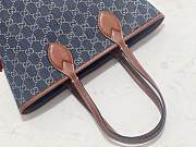 Fortok Gucci Totissima Tote Bag Denim 22*19*18cm - 5