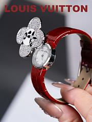 Fortok Louis Vuitton Bijou Secret Vivienne Case Watch 34mm Red - 6