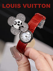 Fortok Louis Vuitton Bijou Secret Vivienne Case Watch 34mm Red - 3