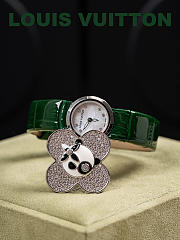 Fortok Louis Vuitton Bijou Secret Vivienne Case Watch 34mm Green - 1