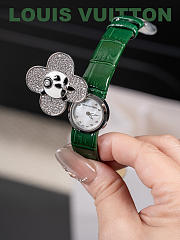 Fortok Louis Vuitton Bijou Secret Vivienne Case Watch 34mm Green - 4